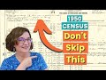 The vital part youre missing in the 1950 census