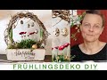 🔴  DIY: Frühlingsdeko 🌟 besondere Schalenform, schwebende Ostereier, Osterdeko 2021, Dekoideen