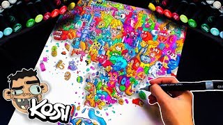 zhc coloring dax kesh doodles drawing piece