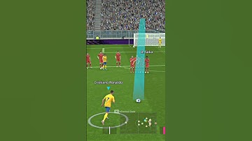 Accurate Knuckle shot Tutorial 😍 | pes #efootball #efootball2024 #pes2021 #shorts #viral