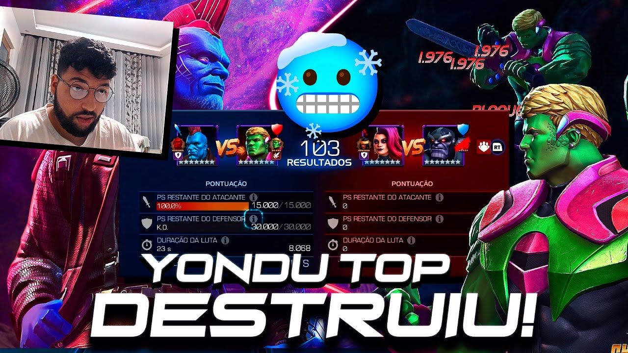 YONDU VEM SE MOSTRANDO O TOP 1 DA SEASON! LUTAS INACREDITÁVEIS! 🥶