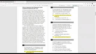COLLEGE BOARD ESPAÑOL| Guía PAA Parte 2| Utilice el siguiente texto (Segmento I) para COLLEGE BOARD ESPAÑOL| Guía PAA Parte 2| Utilice el siguiente texto (Segmento I) para