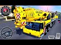Indian Cargo Crane Truck LTM 1300 Driving - Bus Simulator Indonesia #67 - Android GamePlay