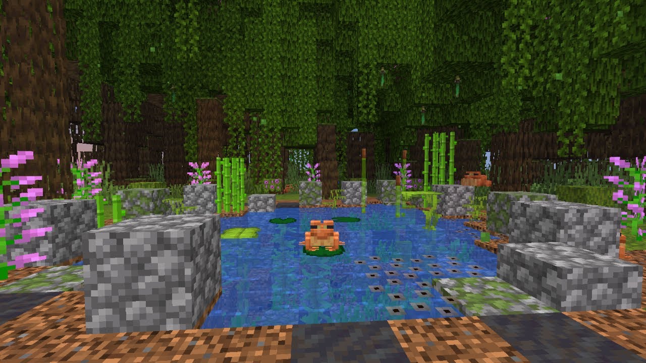 Minecraft How To Build a Frog Pond 