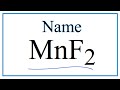 Manganese Compounds and Properties