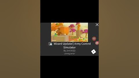 Playing the new update! (Army control simulator)