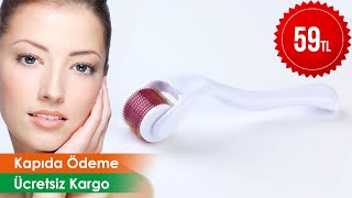 Dermaroller 540 İğneli Derma Roller 0.5 Mm İğne Cilt Yüz Yenileme Bakım Seti Cihazı Masaj Aleti
