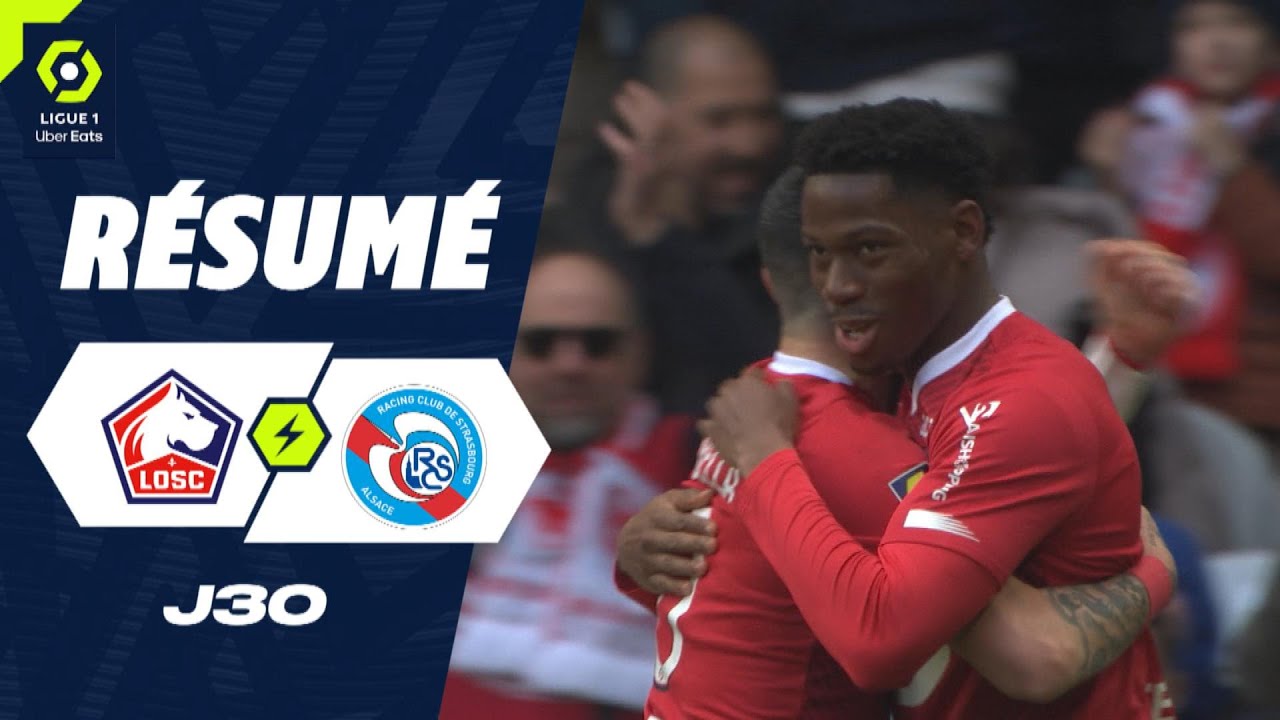 LOSC LILLE - RC STRASBOURG ALSACE (1 - 0) - Résumé - (LOSC - RCSA) / 2023-2024