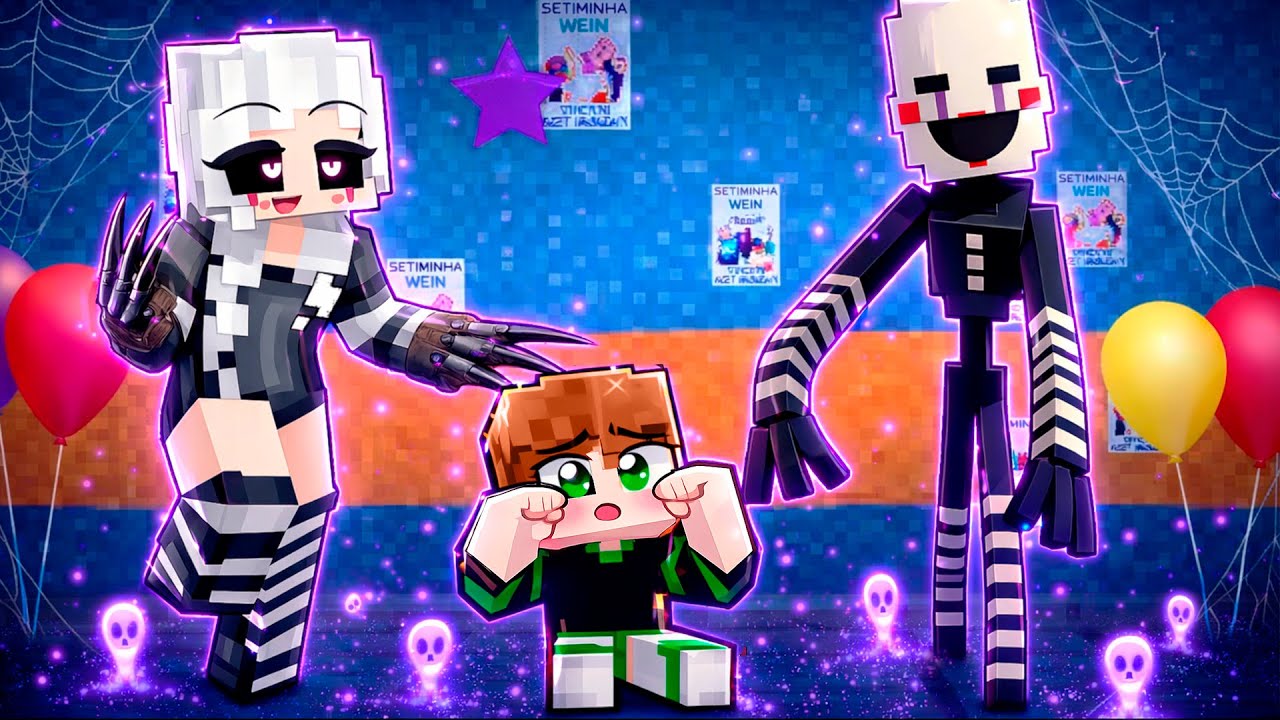 KED foi ADOTADO pela FAMÍLIA PUPPET no MINECRAFT ‹ KEDDEK ›