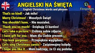 Angielski na święta świąteczne zwroty i słówka - English Christmas phrases and words