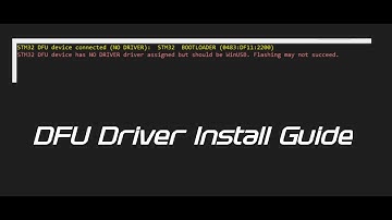 DFU Driver Install Guide
