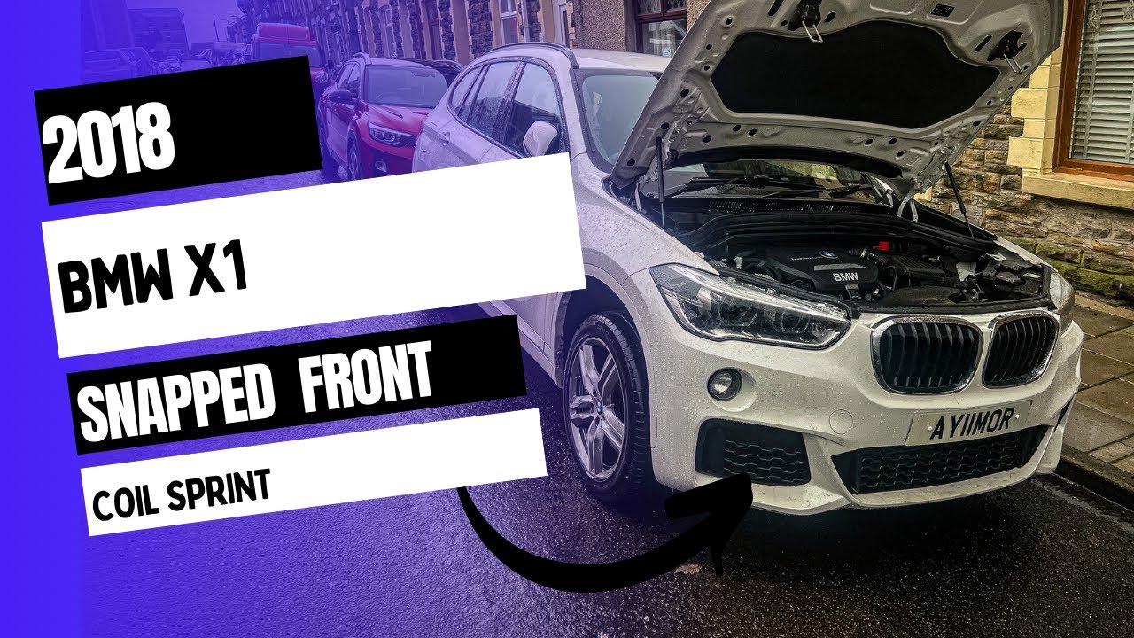 How I 2018 BMW X1 front coil spring YouTube