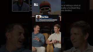How Eli Manning trained growing up 😂 | #shorts
Relive one of the most iconic sports comedies of all time as Eli Manning breaks down Necessary Roughness (1991) with former NFL lineman Shaun O’Hara in this hilarious episode of Eli at the Movies.
If you love football, sports movies, or just want a fun breakdown of a cult classic, this episode is packed with laughs, analysis, and pure football nostalgia.
👉 Don’t forget to like, comment, and subscribe for more episodes of Eli at the Movies!
Follow Eli:
IG: instagram.com/elimanning/
X: x.com/EliManning
Subscribe to Elis Channel:/ @elimanning
Watch More Eli:
Recreating The Helmet Catch with Jesser: https://youtu.be/rBJwKWhT7b8?si=7lnQrzeMHdOFK9CN
#EliManning #NecessaryRoughness #FootballMovies #NFL #SportsComedy #YouTubeSports #NewYorkGiants #CollegeFootball #shorts How Eli Manning trained growing up 😂 | #shorts