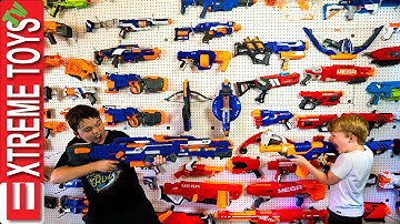 Full Nerf Blaster Arsenal Remastered! Sneak Attack Squad Giant Blaster Collection