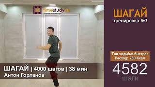 Шагай Тренировка №3 - 4000 Шагов С Антоном Горлановым На Timestudy Ru