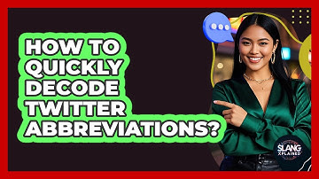 How To Quickly Decode Twitter Abbreviations?