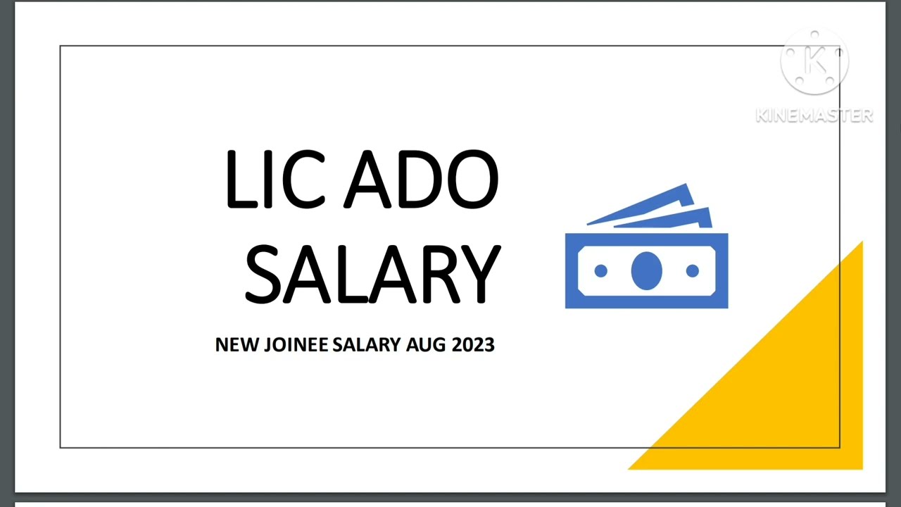 LIC ADO LATEST SALARY AND ALLOWANCES AUGUST 2023. LIC ADO,PDO & DO SALARY AUGUST 2023 !!
