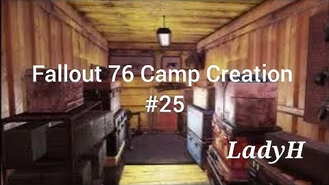 Fallout76 Camp #25 -- Scavenger Rest Stop