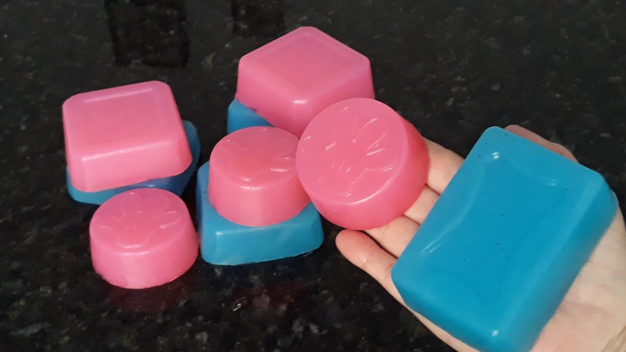 O MELHOR SABONETE GLICERINADO EM BARRA  CASEIRO QUE EXISTE ( SUPER  PERFUMADO E FÁCIL DE FAZER)