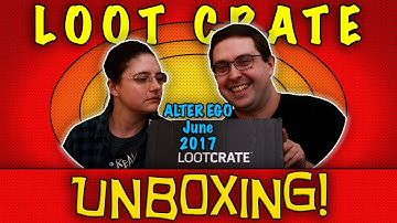 UNBOXING! Loot Crate June 2017 - Alter Ego - #Marvel #Transformers