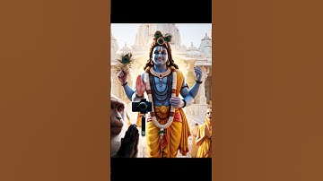 AI monkey Vlog Vrindavan me pahucha Monkey Vlogger #monkeyvlog #monkeyvlogger #shorts