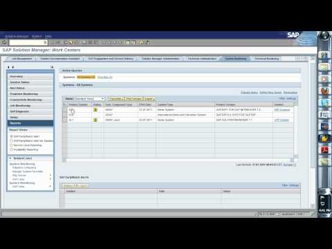 Creating an Early Watch Alert on Solution Manager 7.1