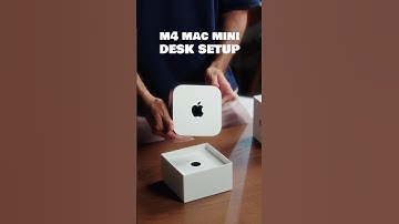Building out a Mac Mini Desk Setup with only Apple Products
