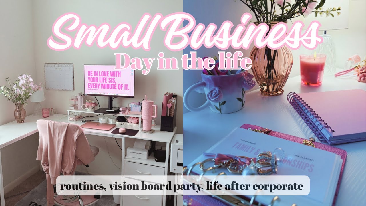 Один день из жизни владельца малого бизнеса | Вечеринка по созданию доски визуализации целей и по...