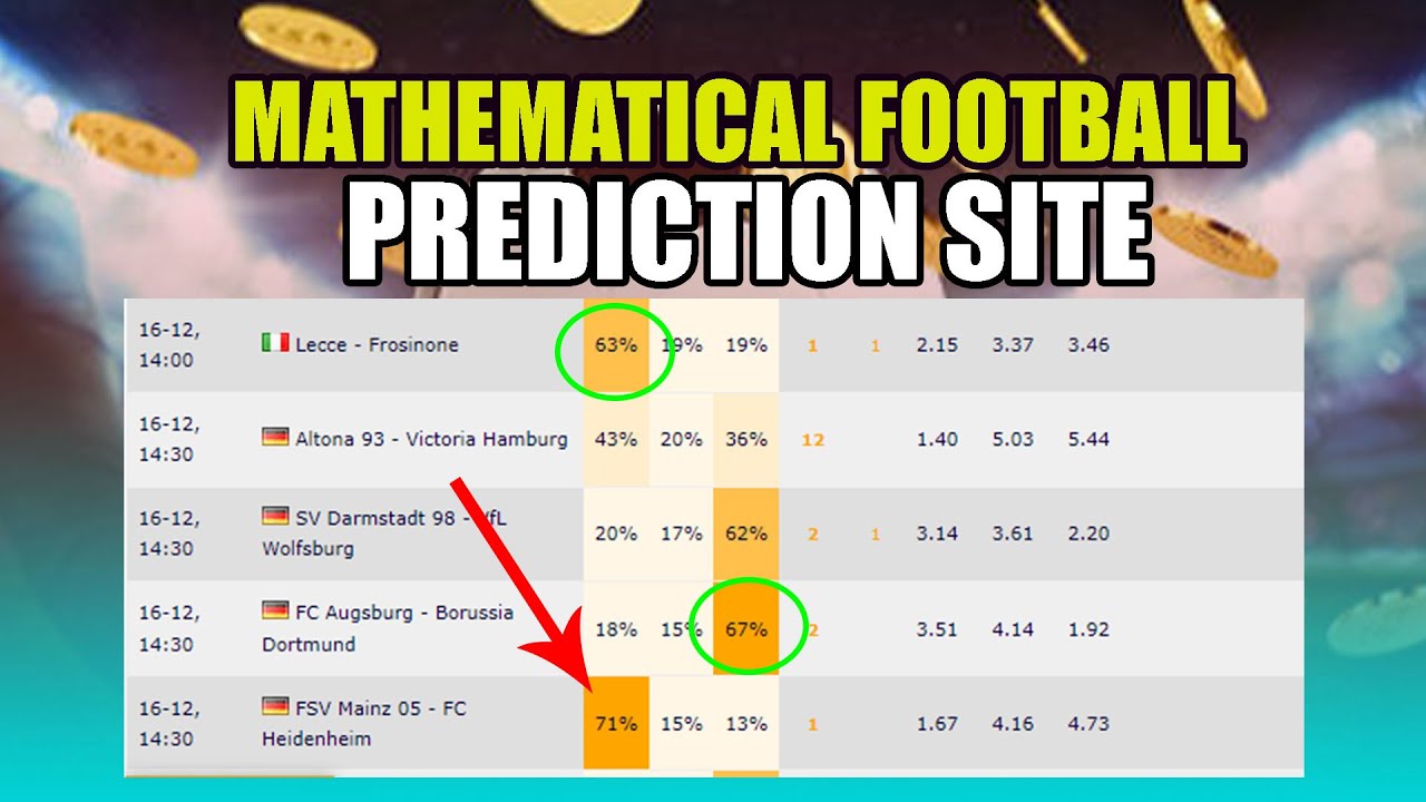 futbol prediction today mathematical