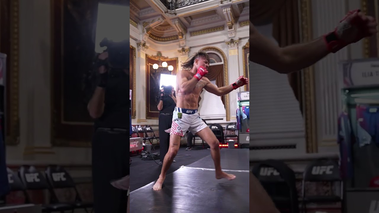 Diego Lopes Getting Warmed Up 🔥 #ufcwhitehouse