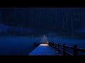 Overcome Stress to Sleep Instantly with  Rain &amp;  Thunder Ambience Sounds  at Night