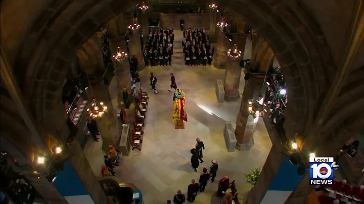 Body of Queen Elizabeth II lies in state at Scotla...