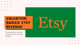 Valuation: Etsy Revenue Projections DCF Stock Valuation & Analysis - Part 2
