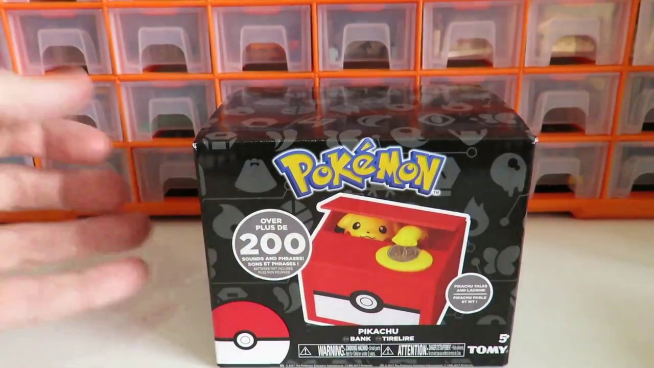 Tomy (Shine) Pokemon Pikachu Coin Bank (English Version
