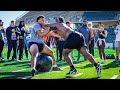 The strongest football players ever went at it ol vs dl 1on1s for 10k