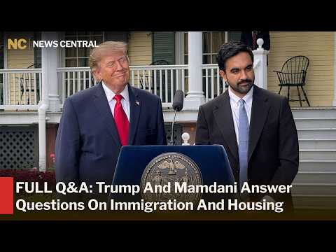 FULL Q&A: Trump and Mamdani Face Tough Questions on Immigration, Housing and Media Ban | AC1W