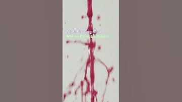 Mind-Blowing Slow Motion Paint Explosion
