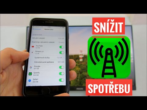 ✅ Jak snížit spotřebu mobilních dat na iPhonu?