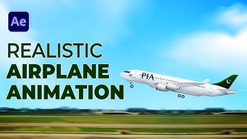 Realistic Airplane Animation | Adobe After Effect Tutorial