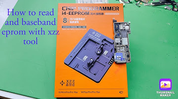 How to read and write baseband eprom iphone 13/14 series  with XZZ Tool Complete Guide
