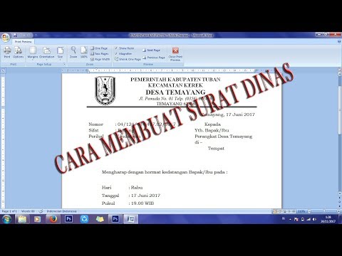 Video: Cara Menulis Permohonan Penghargaan