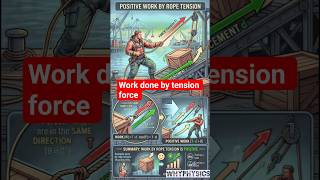 work done by tension force.#11th #12th #neetaspirents #jeebatch #physics