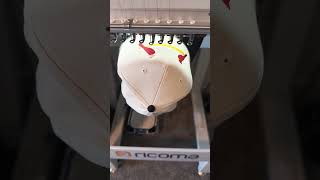 How to embroider a hat #custom #customhat #customhats #embroidery #ricoma #ottocap