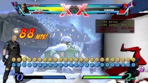 UMVC3 Wesker glasses off to double super combo concept