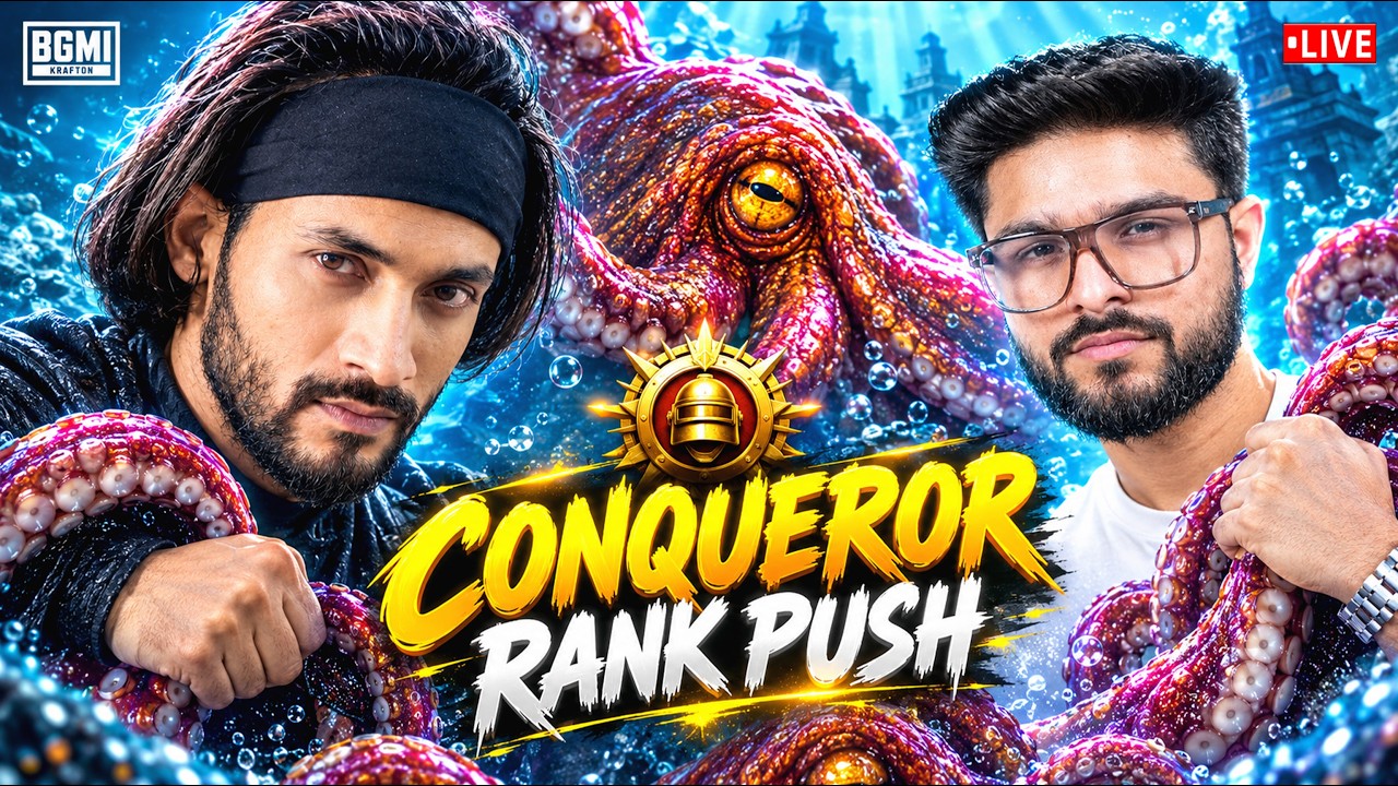 PROMOTIONAL RANK PUSH ! BGMI LIVE | CONQUEROR w @LoLzZzGaming