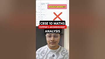 CBSE Class 10 Maths Topper