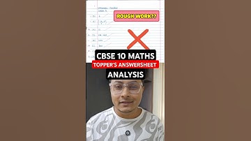 CBSE Class 10 Maths Topper