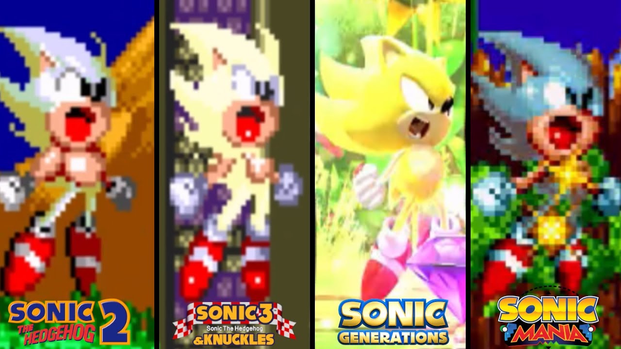 Sonic Mania and Sonic 3 & Knuckles (Super Tails) Side by Side