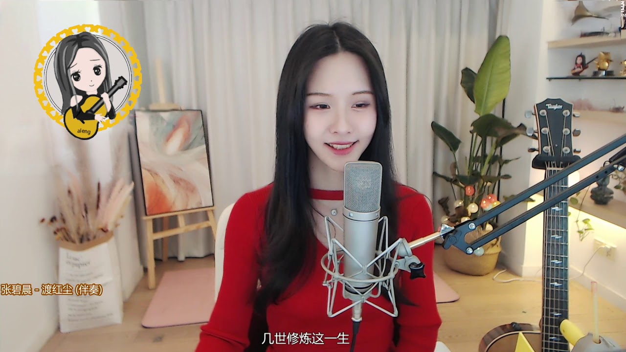 【推薦】 阿冷aleng《 渡紅塵》(網遊蜀山縹緲錄主題曲) 原唱 張碧晨 (動態歌詞Lyrics) - YouTube