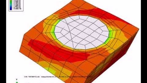 Load-biased thermal cycling of "short" aged NiTiHf RVE (5X deformation)